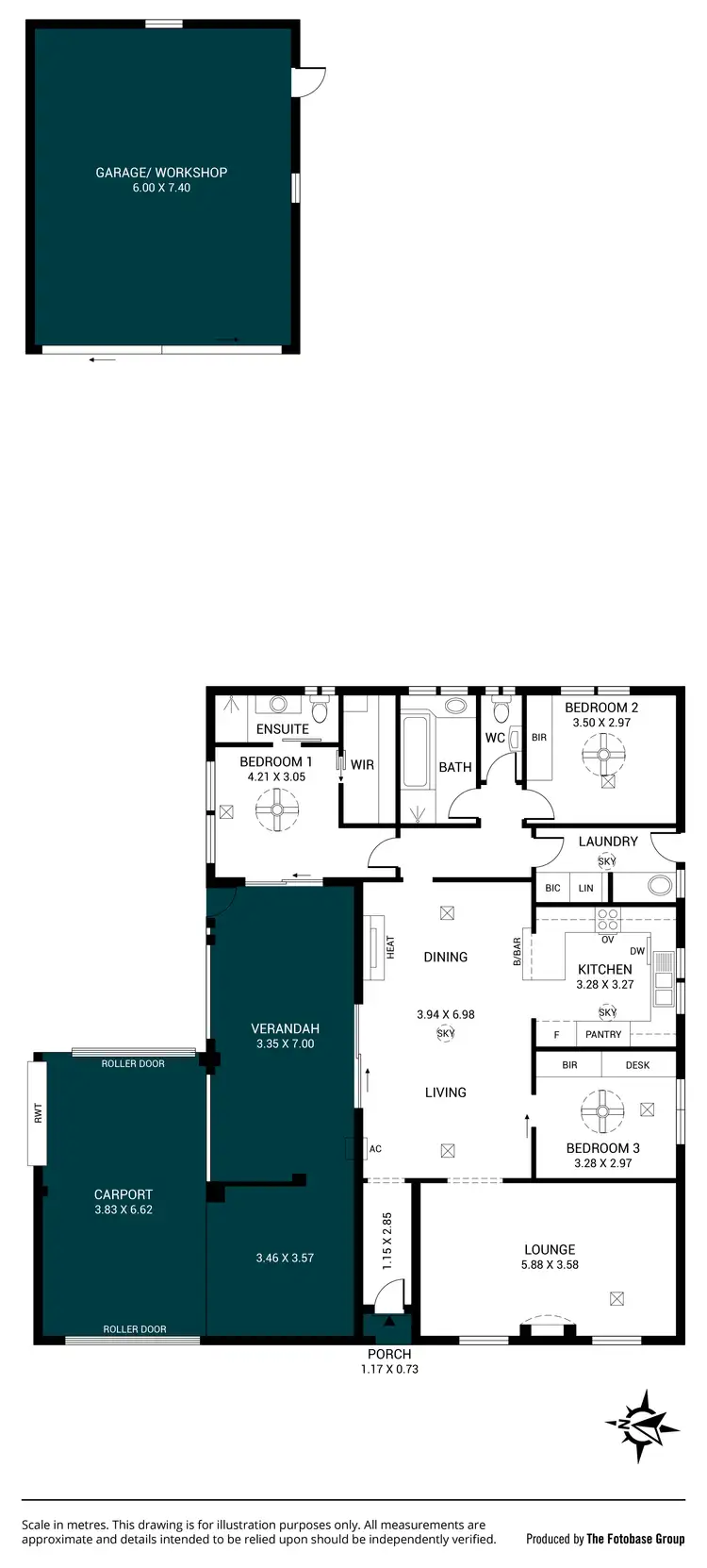 Floorplan of Homely house listing, 16 Anchorage Street, Seaford SA 5169