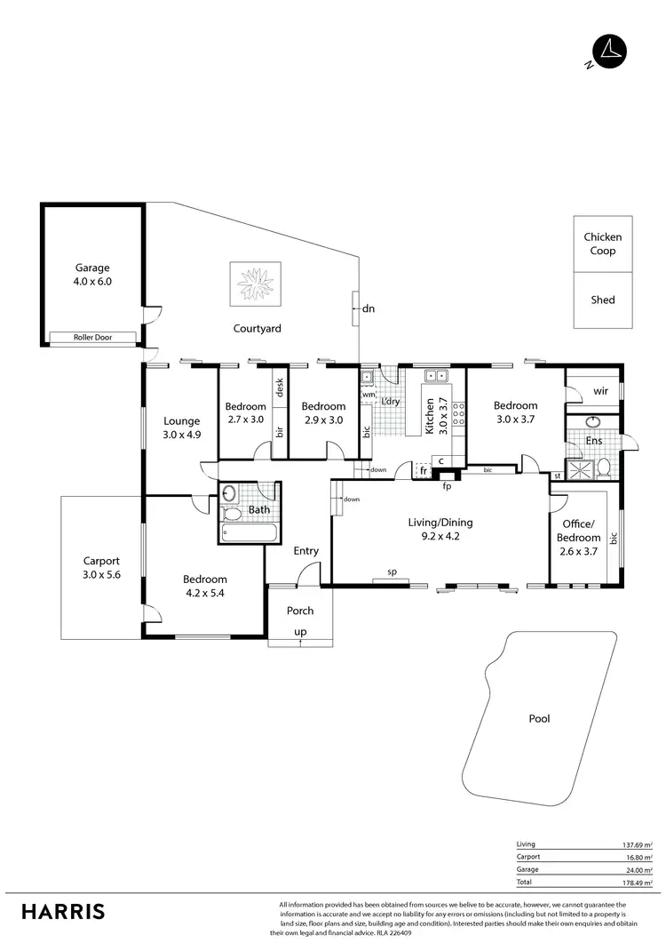 Floorplan of Homely house listing, 11 University Way, Bellevue Heights SA 5050