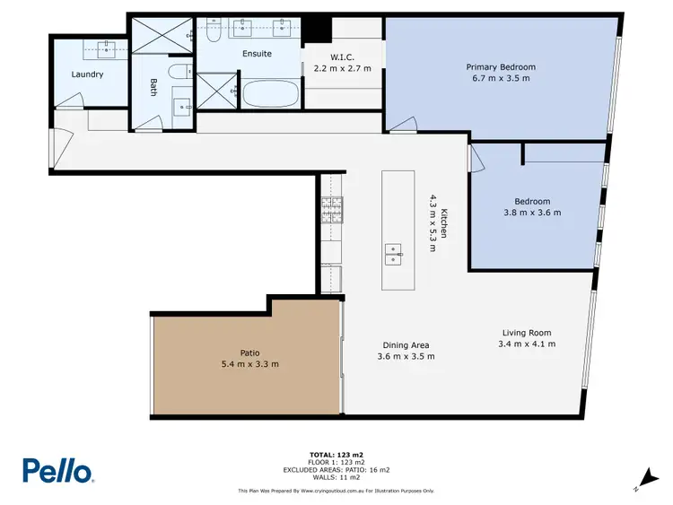 Floorplan of Homely apartment listing, 7/770 Military Road, Mosman NSW 2088