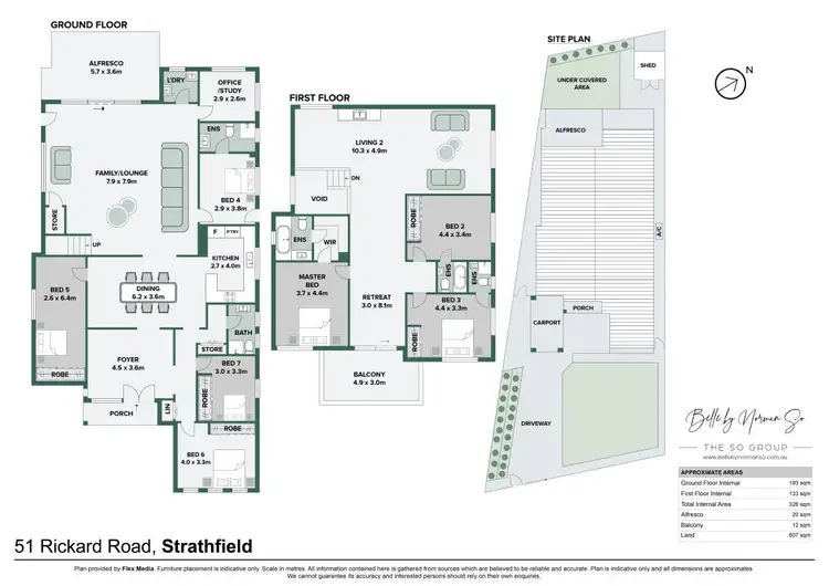 Floorplan of Homely house listing, 51 Rickard Road, Strathfield NSW 2135