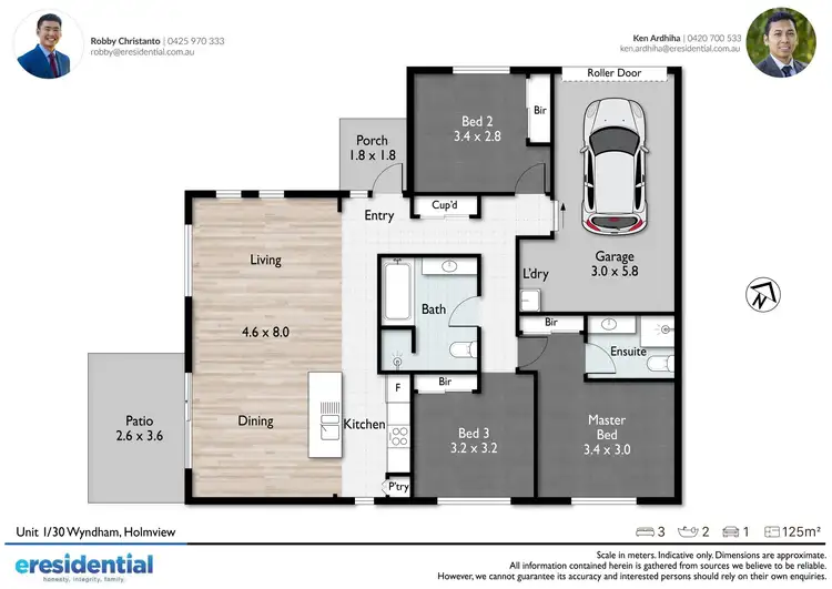 Floorplan of Homely house listing, 1/30 Wyndham Circuit, Holmview QLD 4207