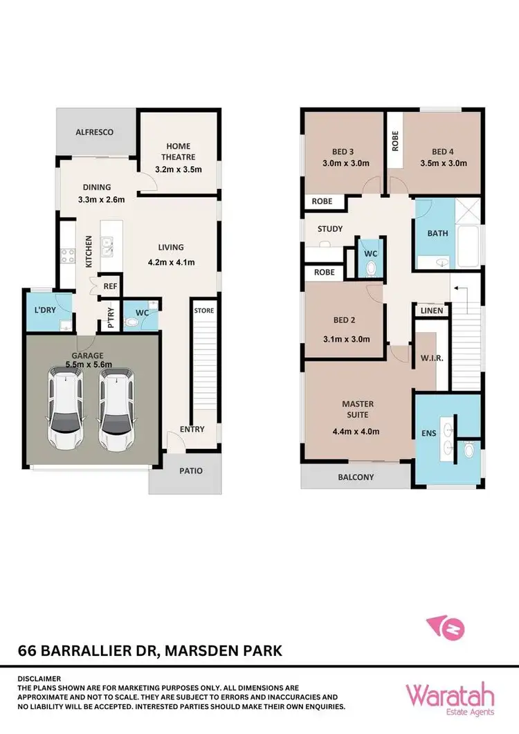 Floorplan of Homely house listing, 66 Barrallier Drive, Marsden Park NSW 2765