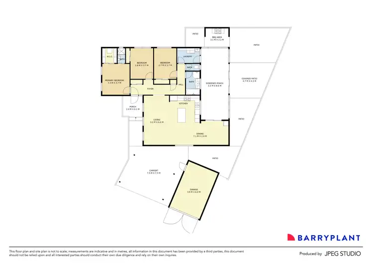 Floorplan of Homely house listing, 21 Bunya Drive, Albanvale VIC 3021