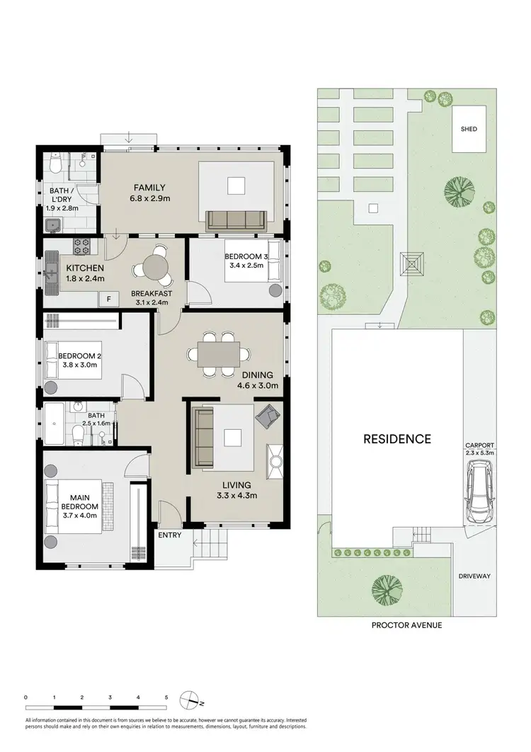 Floorplan of Homely house listing, 7 Proctor Avenue, Kingsgrove NSW 2208