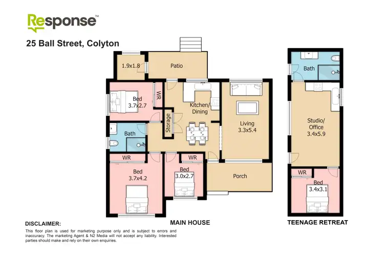 Floorplan of Homely house listing, 25 Ball Street, Colyton NSW 2760
