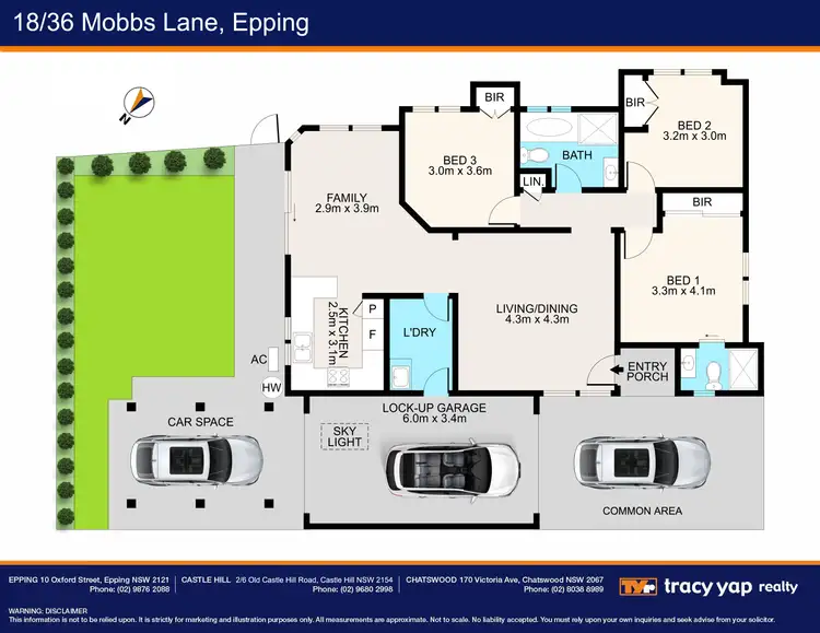 Floorplan of Homely villa listing, 18/36 Mobbs Lane, Epping NSW 2121