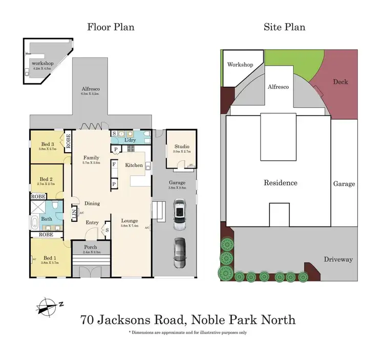Floorplan of Homely house listing, 70 Jacksons Road, Noble Park North VIC 3174