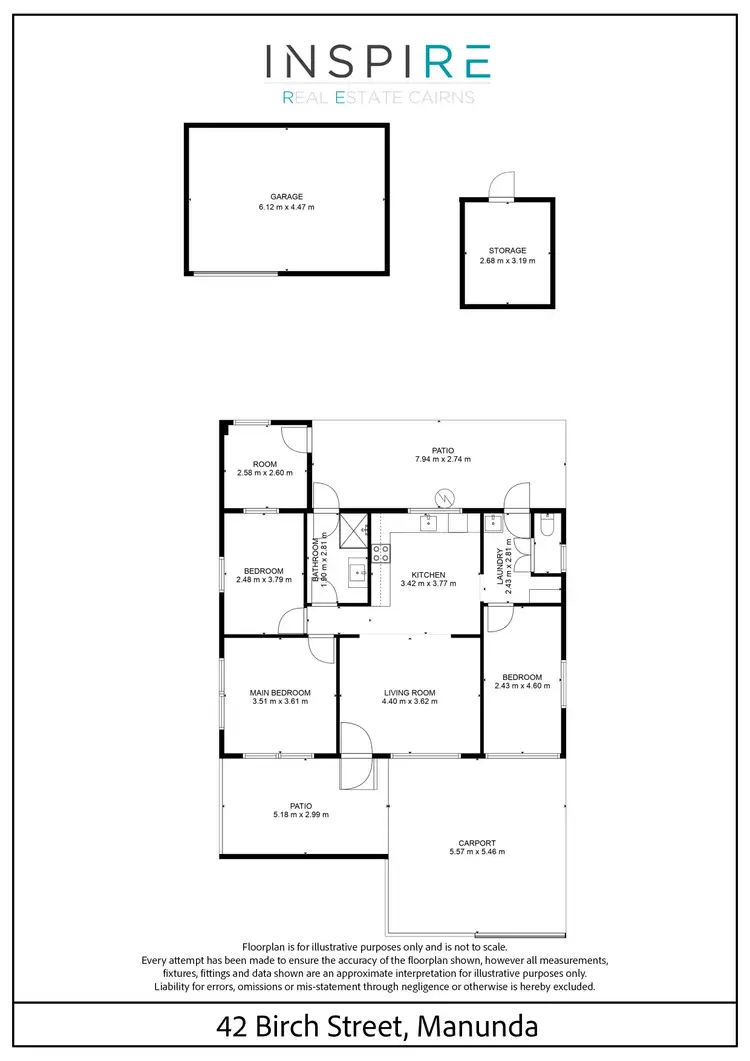 Floorplan of Homely house listing, 42 Birch Street, Manunda QLD 4870