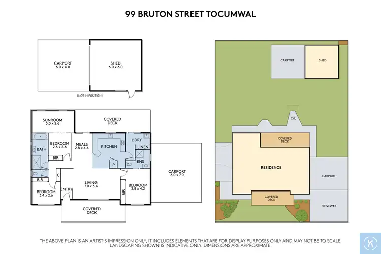 Floorplan of Homely house listing, 99 Bruton Street, Tocumwal NSW 2714
