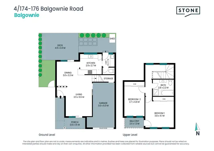 Floorplan of Homely townhouse listing, 4/174-176 Balgownie Road, Balgownie NSW 2519