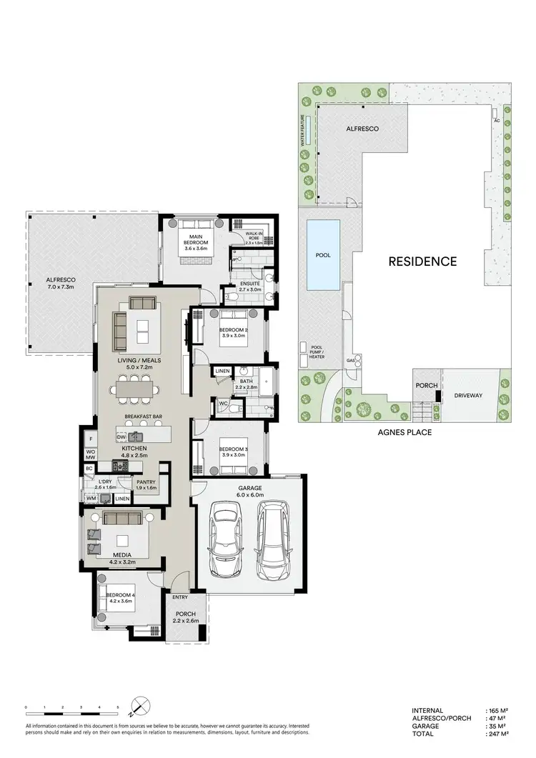 Floorplan of Homely house listing, 5 Agnes Place, Bli Bli QLD 4560
