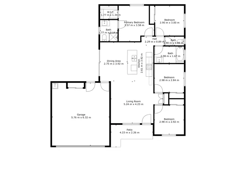 Floorplan of Homely house listing, 15 Lauren Drive, Emerald QLD 4720