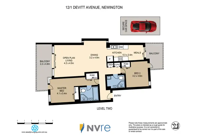 Floorplan of Homely apartment listing, 12/1 Devitt Avenue, Newington NSW 2127