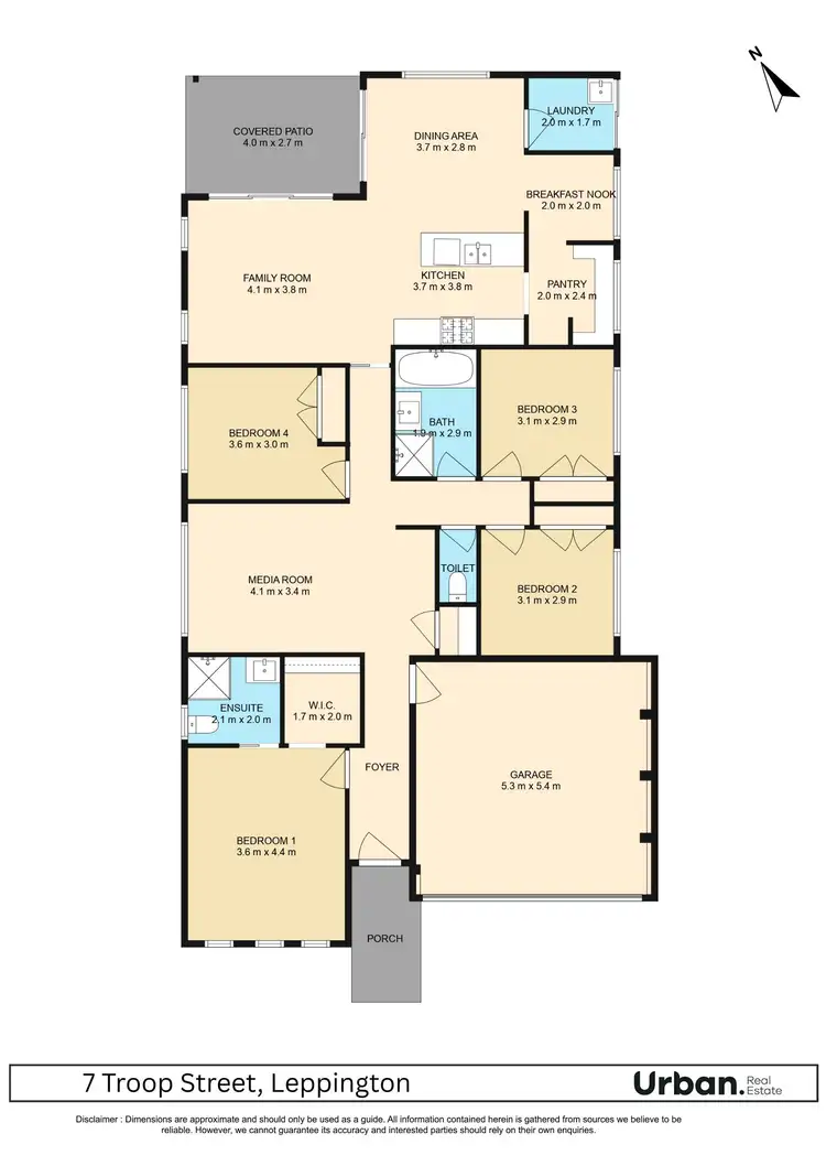 Floorplan of Homely house listing, 7 Troop Street, Leppington NSW 2179