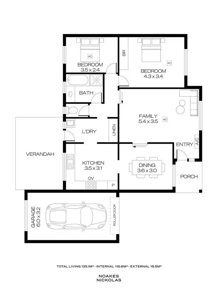 Floorplan of Homely unit listing, 2/11 Cooke Cresent, Royal Park SA 5014