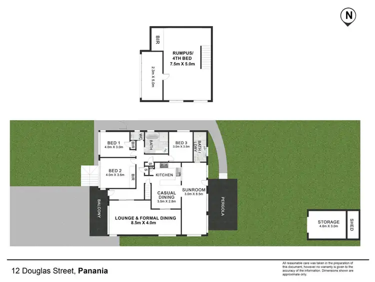 Floorplan of Homely house listing, 12 Douglas Street, Panania NSW 2213