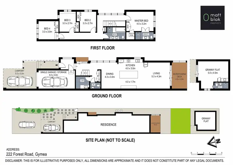 Floorplan of Homely semi-detached listing, 222 Forest Road, Gymea NSW 2227