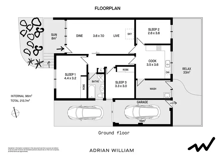 Floorplan of Homely townhouse listing, 4/12 Hurlstone Avenue, Hurlstone Park NSW 2193