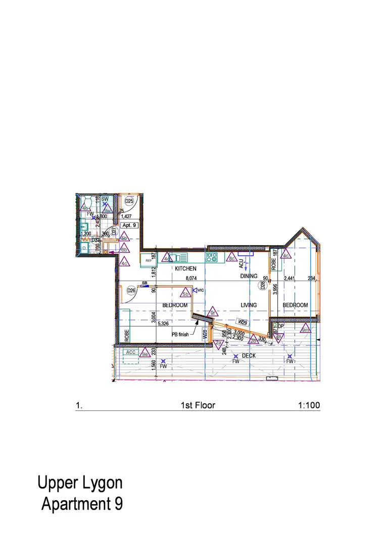 Floorplan of Homely apartment listing, 109/457-459 Lygon Street, Brunswick East VIC 3057