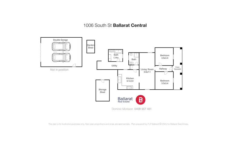 Floorplan of Homely house listing, 1006 South Street, Ballarat Central VIC 3350