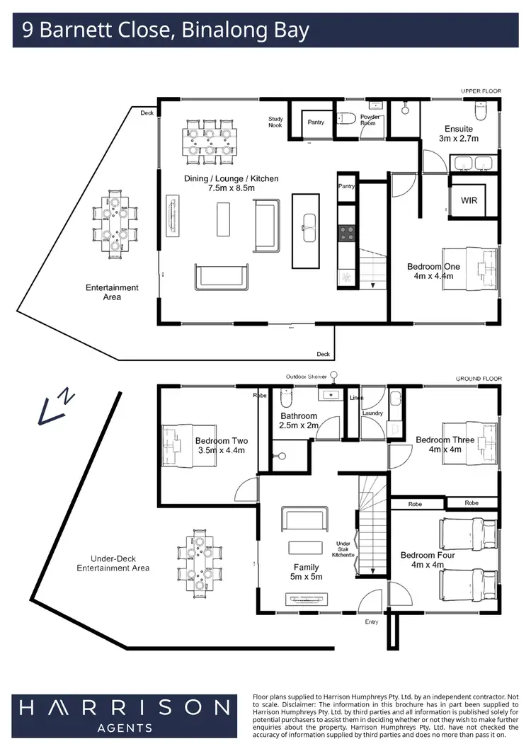 Floorplan of Homely house listing, 9 Barnett Close, Binalong Bay TAS 7216