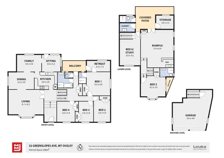 Floorplan of Homely house listing, 32 Greenslopes Avenue, Mount Ousley NSW 2519