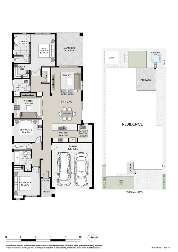 Floorplan of Homely house listing, 25 Verdale Drive, Alfredton VIC 3350