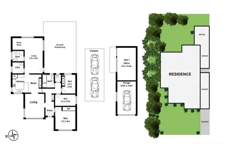Floorplan of Homely house listing, 46 Tamboura Avenue, Baulkham Hills NSW 2153