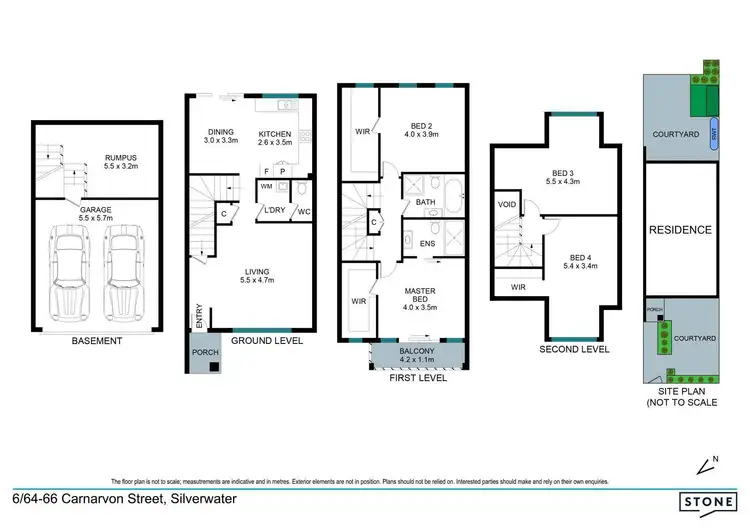 Floorplan of Homely townhouse listing, 6/64-66 Carnarvon Street, Silverwater NSW 2128