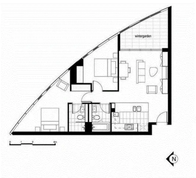 Floorplan of Homely apartment listing, 1304/2 Waterways Street, Wentworth Point NSW 2127
