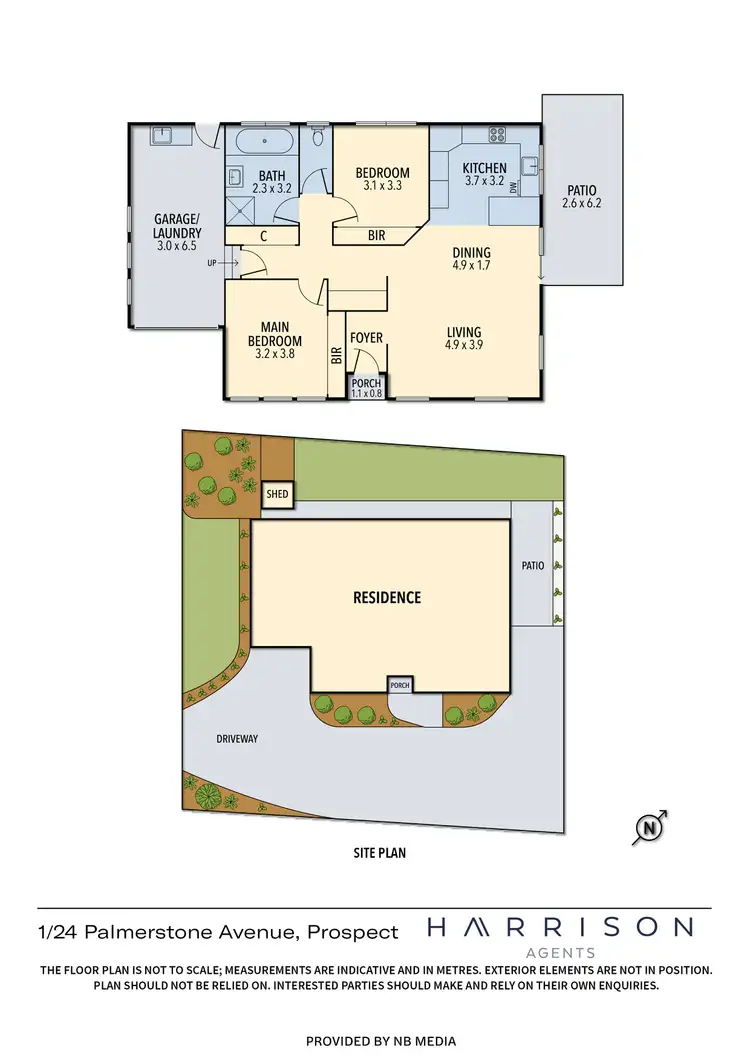 Floorplan of Homely unit listing, 1/24 Palmerston Avenue, Prospect TAS 7250