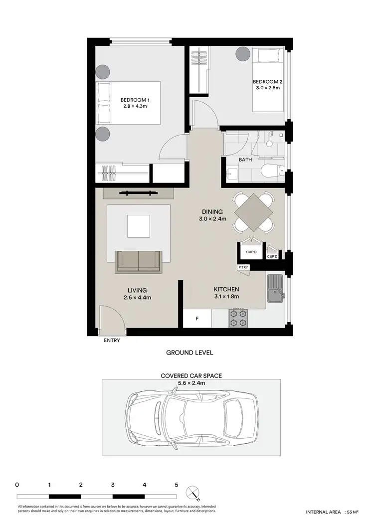 Floorplan of Homely apartment listing, 3/246 Buffalo Road, Ryde NSW 2112