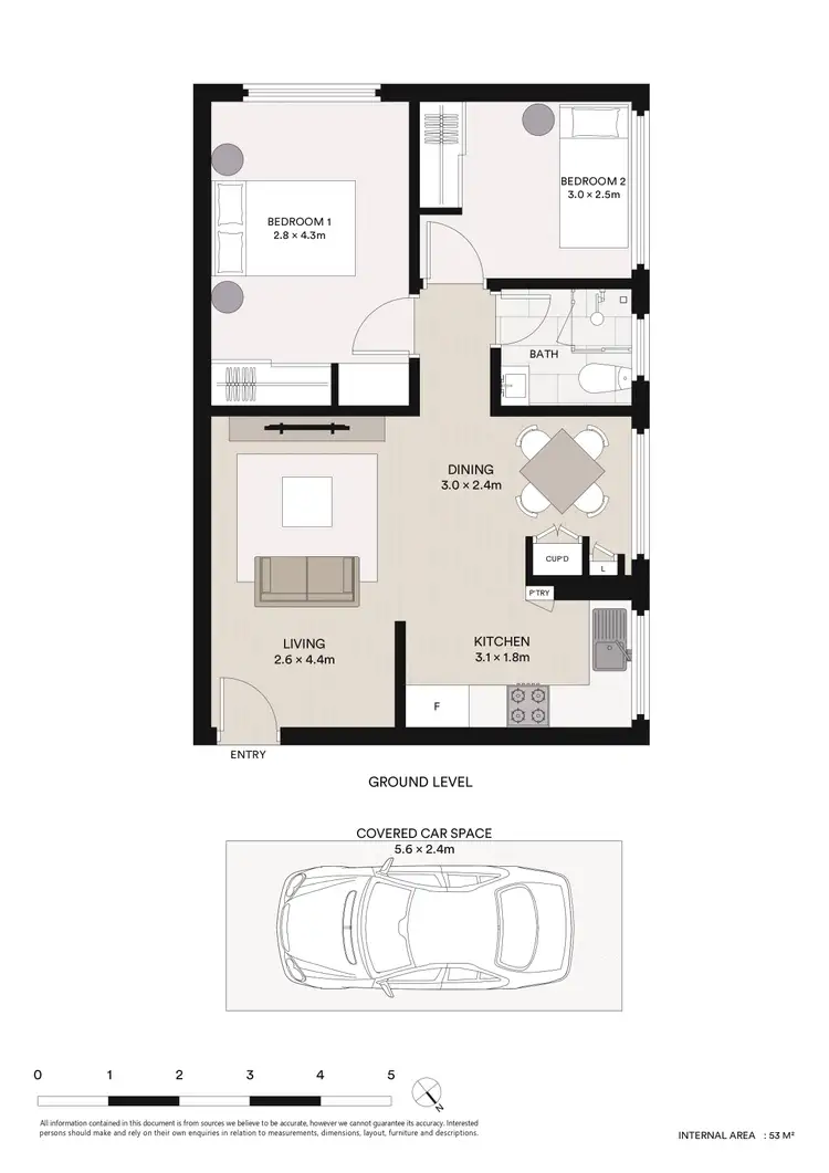 Floorplan of Homely apartment listing, 3/246 Buffalo Road, Ryde NSW 2112