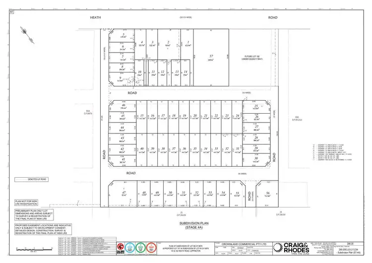 Floorplan of Homely land listing, LOT 110, 153 Heath Road, Leppington NSW 2179