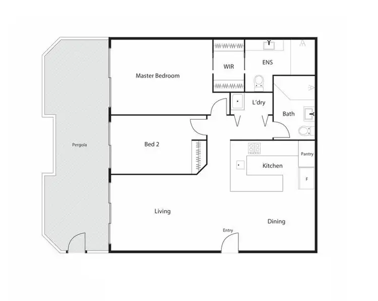 Floorplan of Homely apartment listing, 33/10 Ovens Street, Griffith ACT 2603