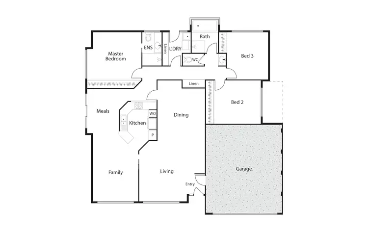 Floorplan of Homely townhouse listing, 50 De Little Circuit, Greenway ACT 2900