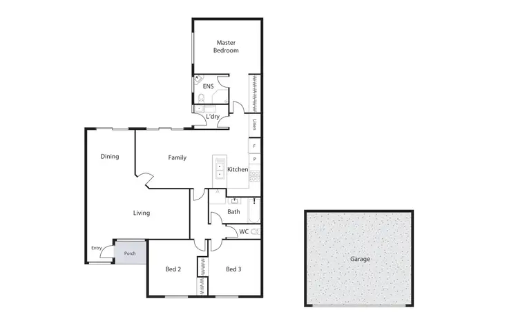 Floorplan of Homely townhouse listing, 11/6 Blackett Crescent, Greenway ACT 2900