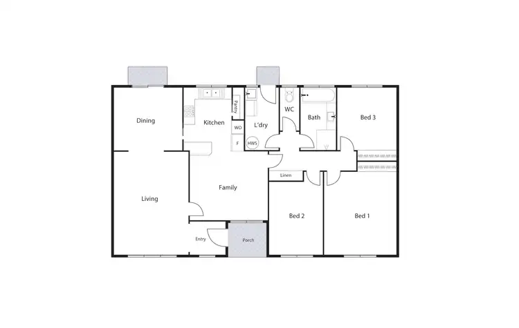 Floorplan of Homely house listing, 15A Barangaroo Street, Chisholm ACT 2905