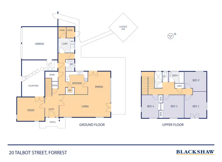 Floorplan of Homely house listing, 20 Talbot Street, Forrest ACT 2603
