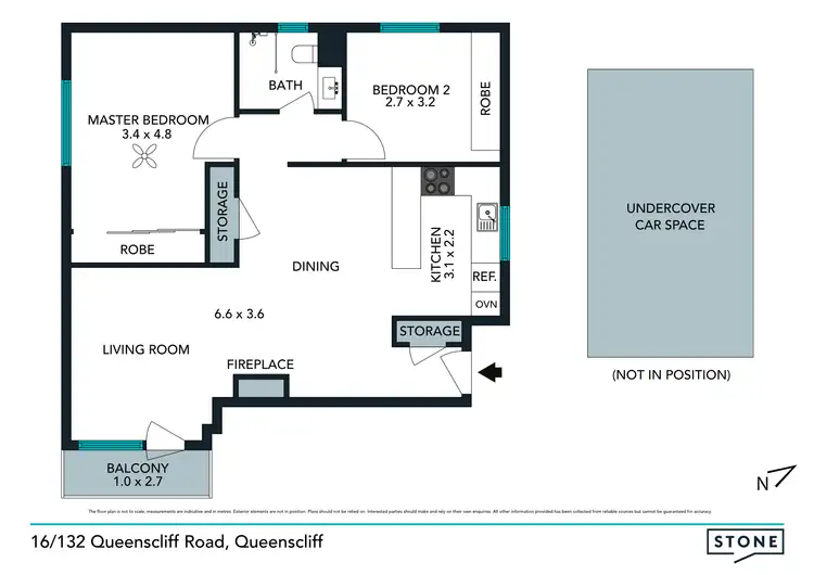 Floorplan of Homely apartment listing, 16/132 Queenscliff Road, Queenscliff NSW 2096