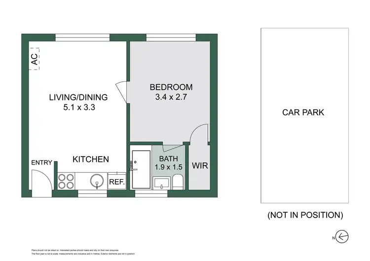 Floorplan of Homely apartment listing, 18/50 Carlisle Street, St Kilda VIC 3182