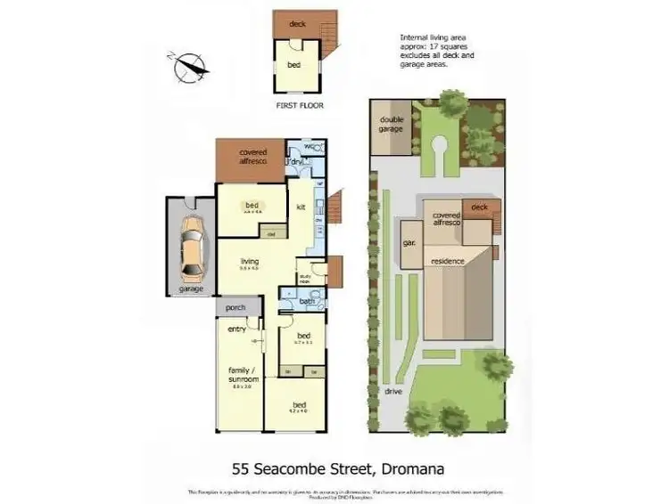 Floorplan of Homely house listing, 55 Seacombe Street, Dromana VIC 3936