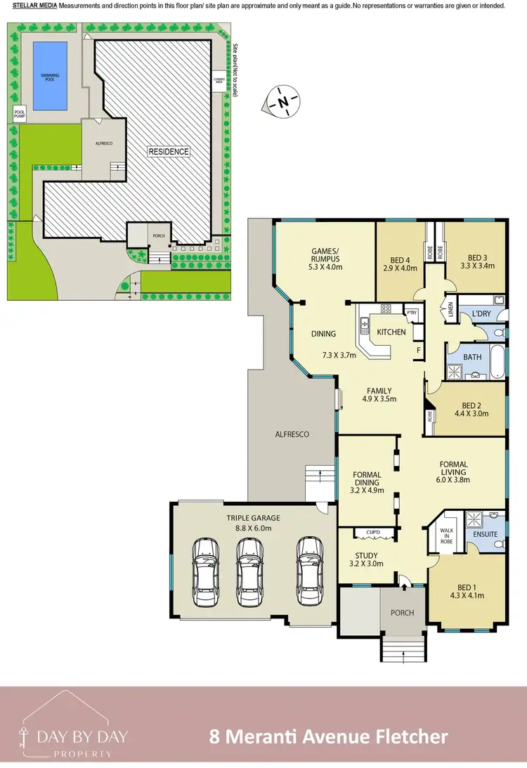 Floorplan of Homely house listing, 8 Meranti Avenue, Fletcher NSW 2287