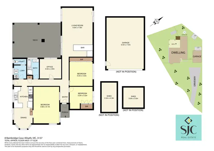 Floorplan of Homely house listing, 8 Bainbridge Court, Kilsyth VIC 3137