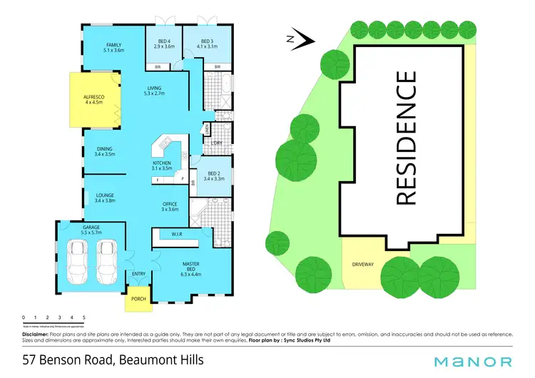 Floorplan of Homely house listing, 57 Benson Road, Beaumont Hills NSW 2155