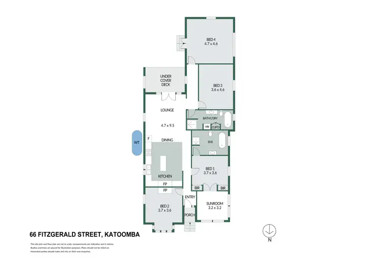 Floorplan of Homely house listing, 66 Fitzgerald Street, Katoomba NSW 2780