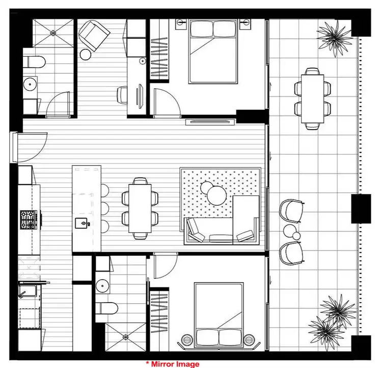 Floorplan of Homely apartment listing, 603/8 Joseph Road, Footscray VIC 3011