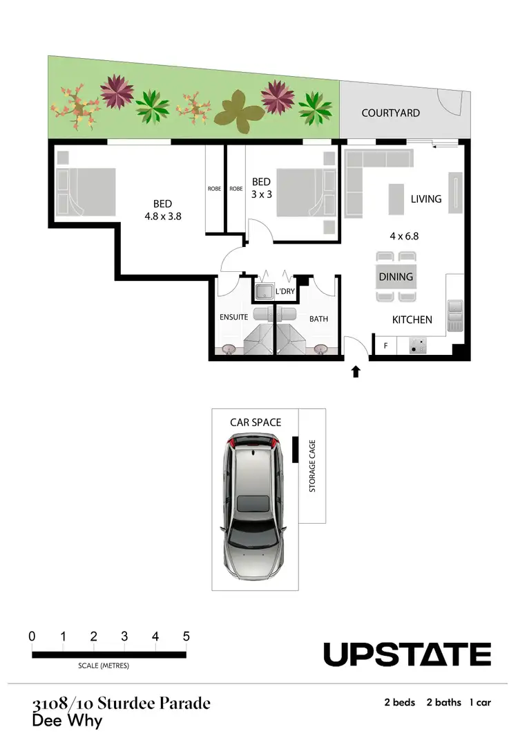 Floorplan of Homely apartment listing, 3108/10 Sturdee Parade, Dee Why NSW 2099