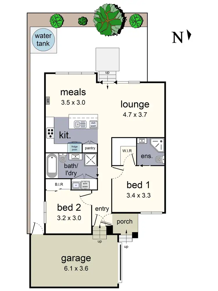 Floorplan of Homely unit listing, 4/29 Rouke Street, Lilydale VIC 3140