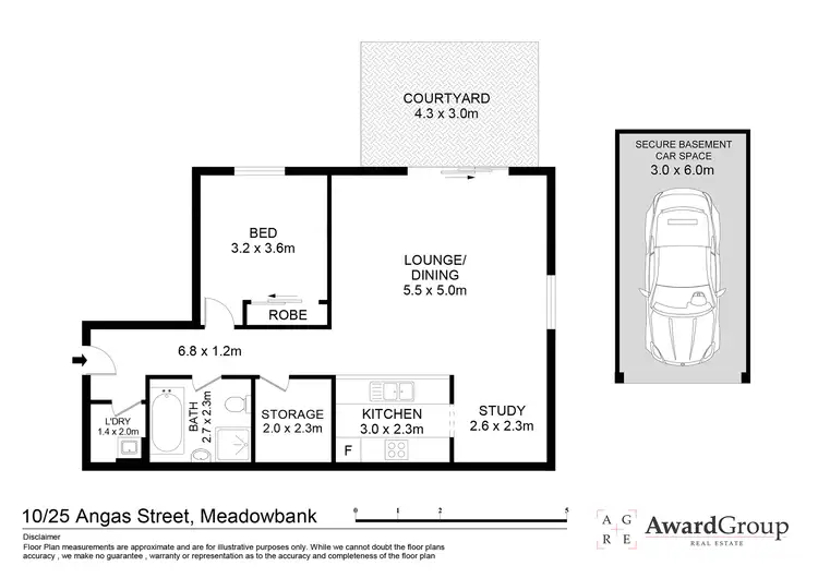 Floorplan of Homely apartment listing, 10/25 Angas Street, Meadowbank NSW 2114